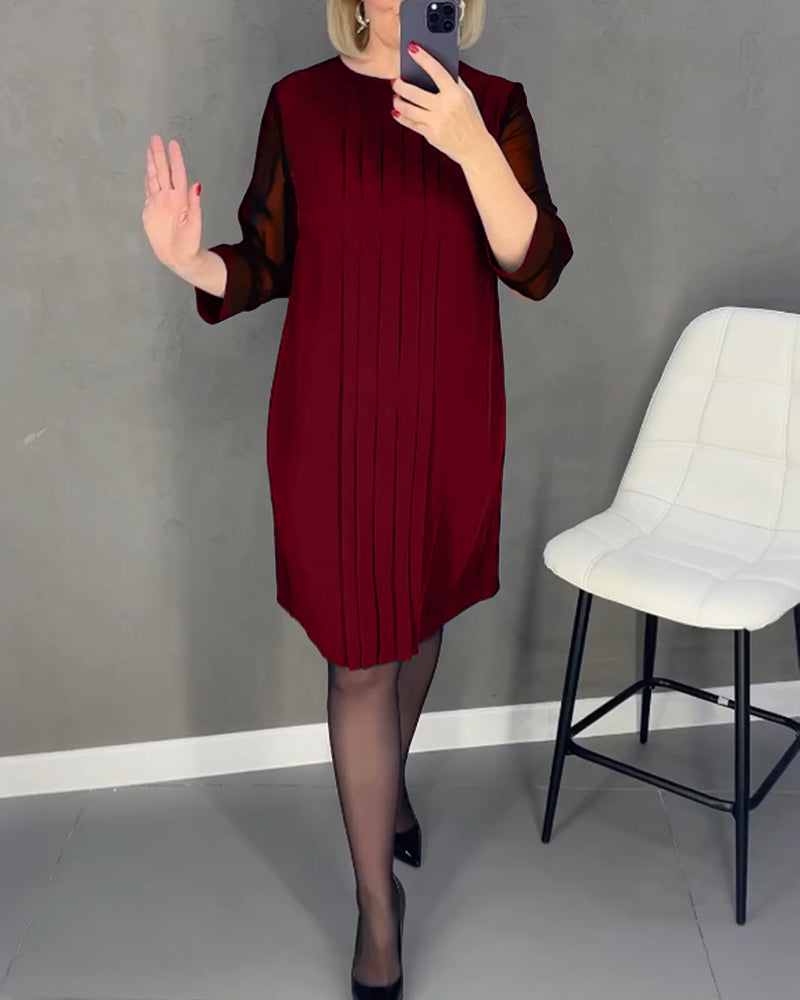 MARGOT™ - Elegant Pleated Dress