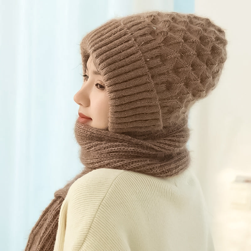 Aurora | Fleece-Lined Winter Hat & Scarf Set