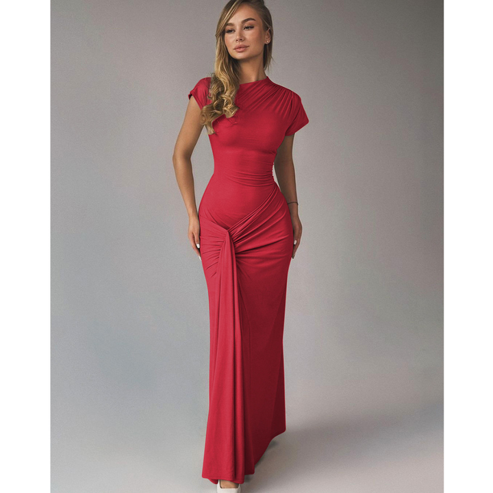 NICOLET™ - Formal Tie Back Bodycon Evening Dress