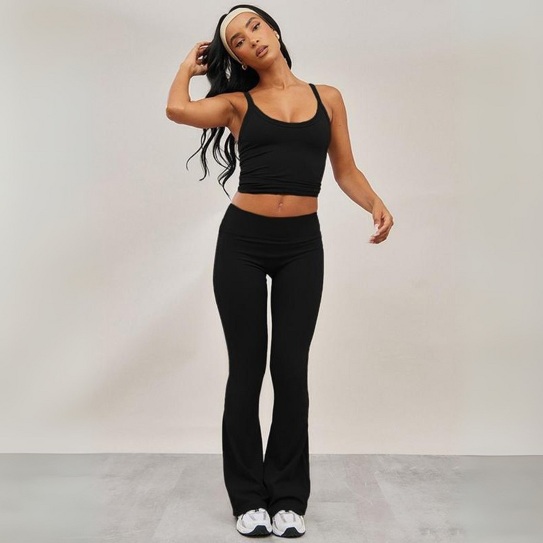 ARIANA™ - Casual Cami Top and Flare Leg Pants Set