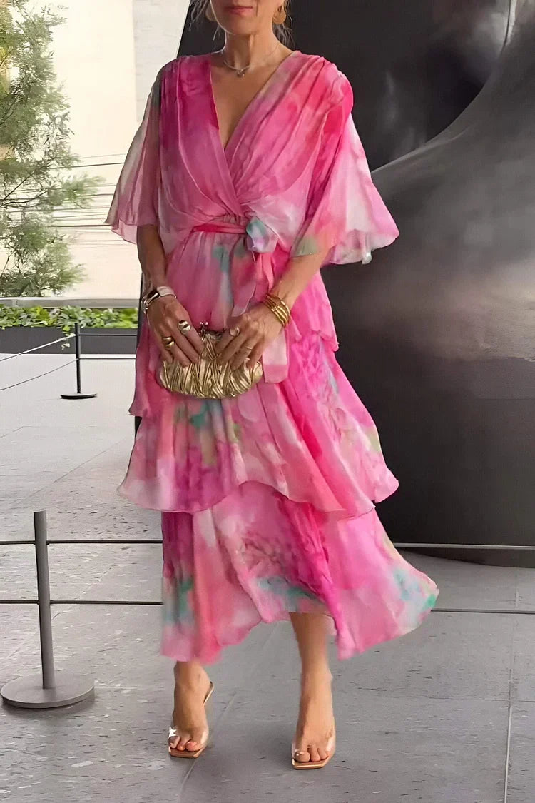 Cassia – Elegant Chiffon Dress