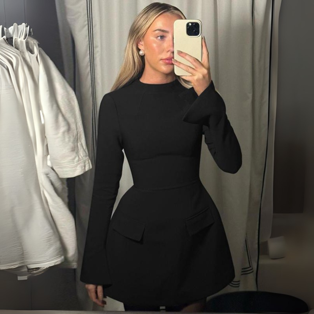 BRISHA™ - Chic Long Sleeve Bodycon Mini Dress