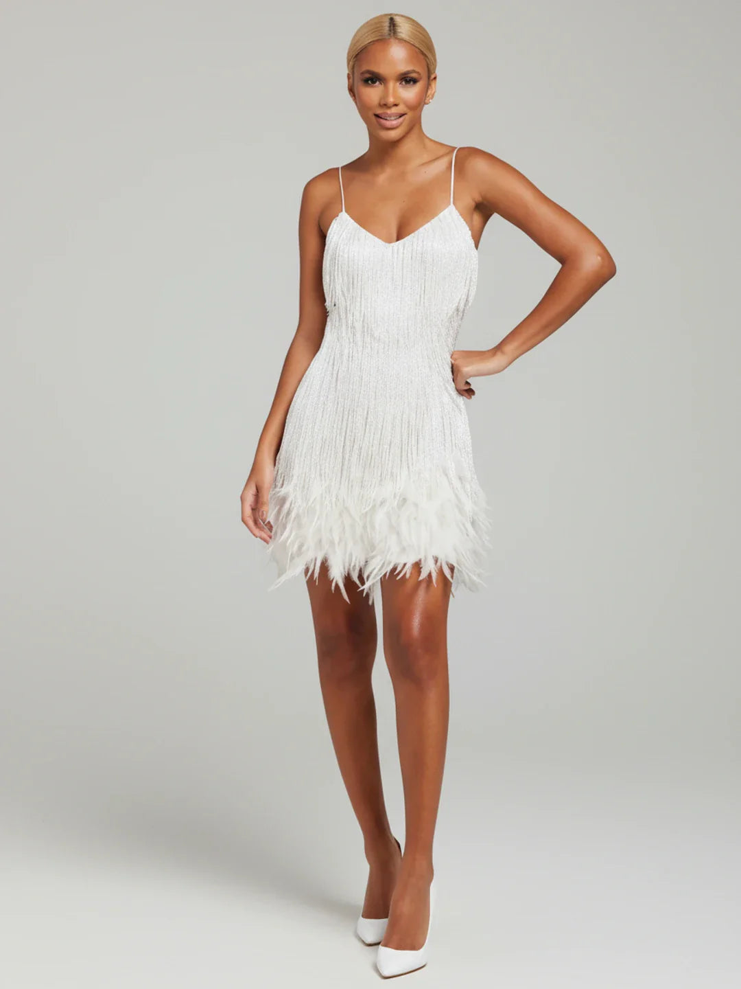 Fringe Cocktail Mini Dress for Women