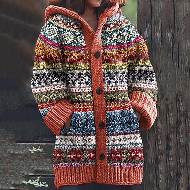 INDIRA™ | Boho Printed cardigan