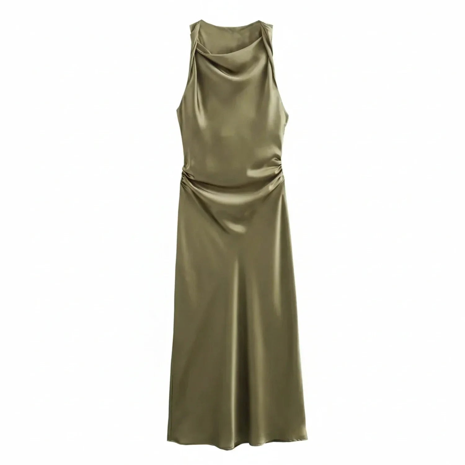 Sleeveless Bodycon Midi Dress for Women
