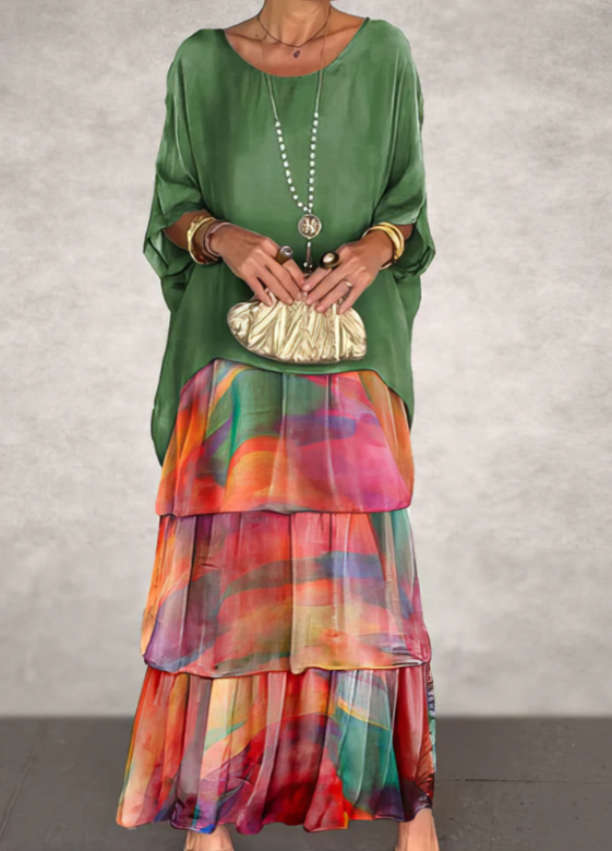 Lara – Elegant Flowing Long Dress