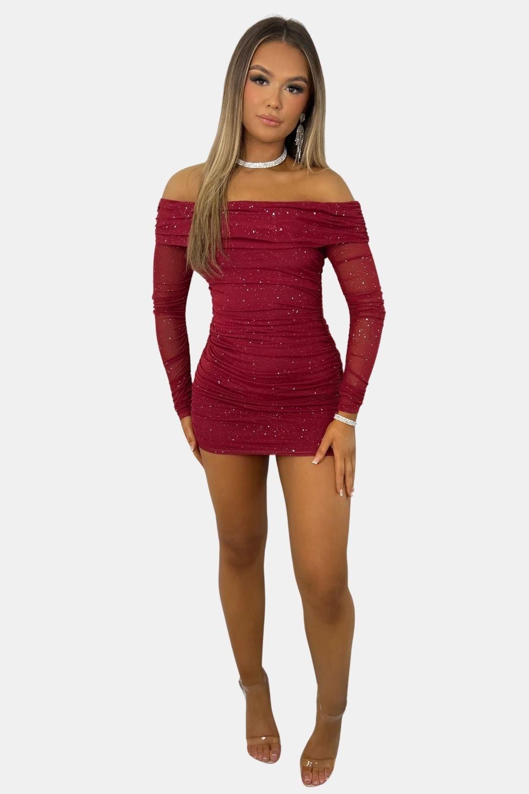 Amanda | Women's Off the Shoulder Mini Dress