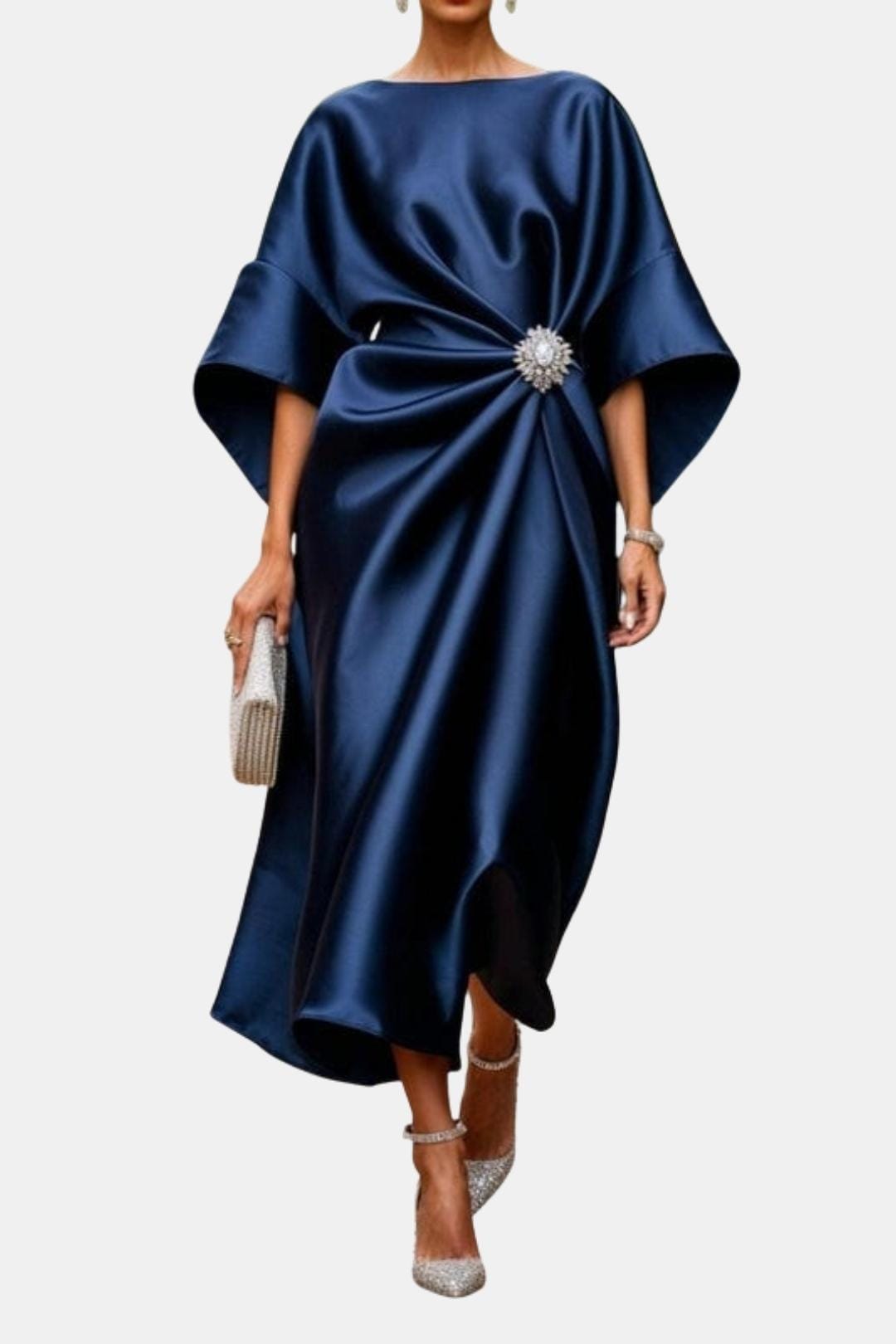 Cara | Women's Wrap Midi Dress
