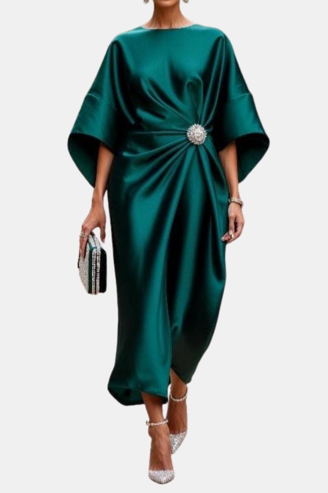 Cara | Women's Wrap Midi Dress
