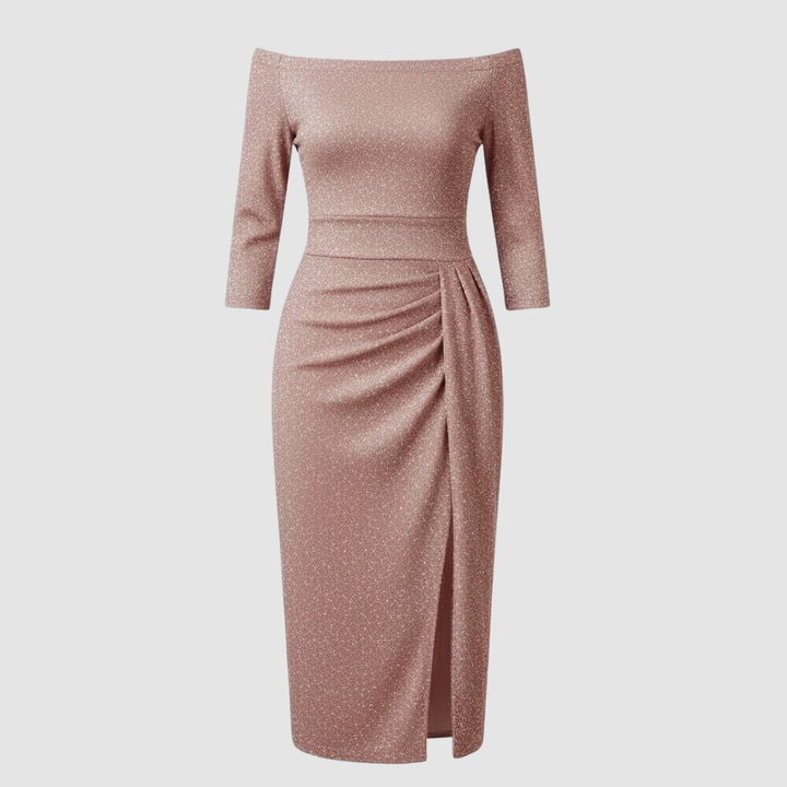 Charity | Women's Off-the-Shoulder Midi Dress
