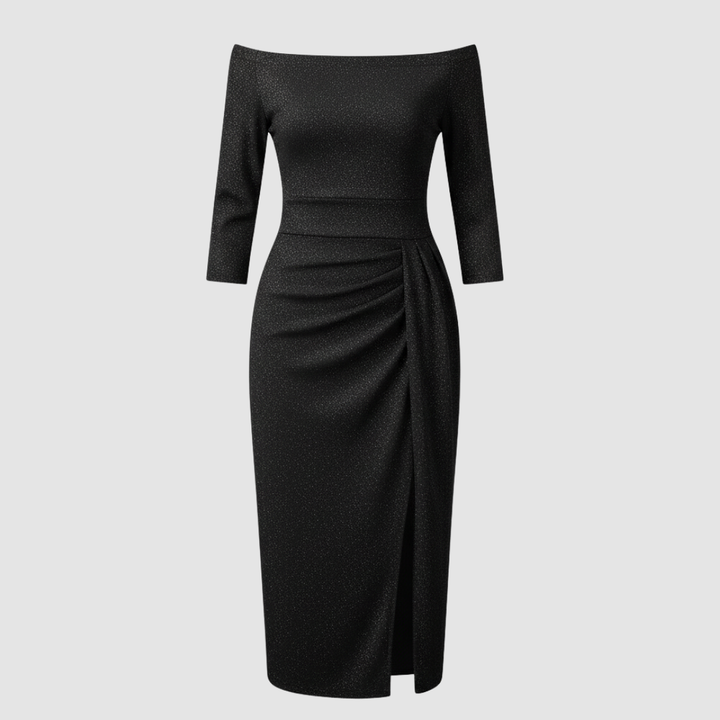 Charity | Women's Off-the-Shoulder Midi Dress