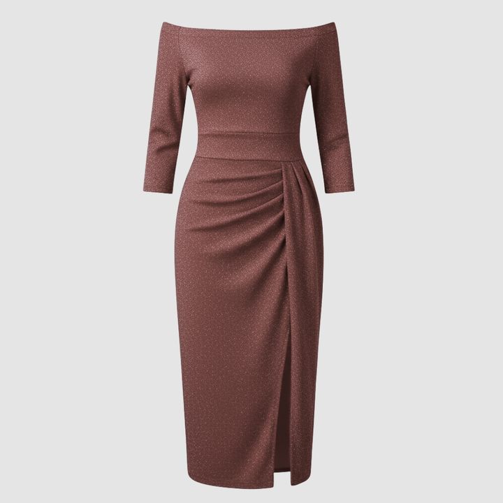 Charity | Women's Off-the-Shoulder Midi Dress