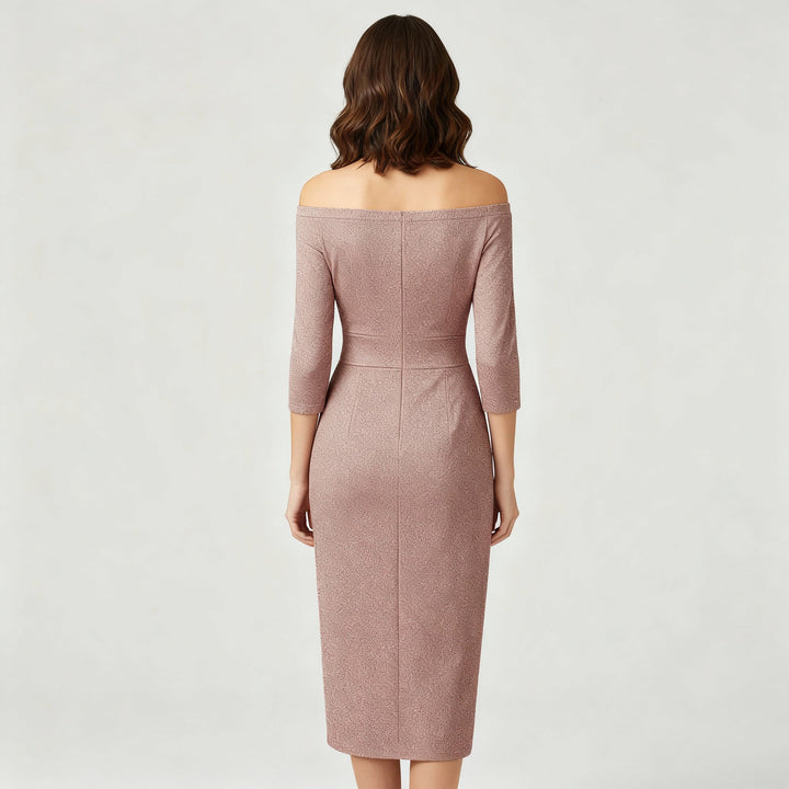 Charity | Women's Off-the-Shoulder Midi Dress