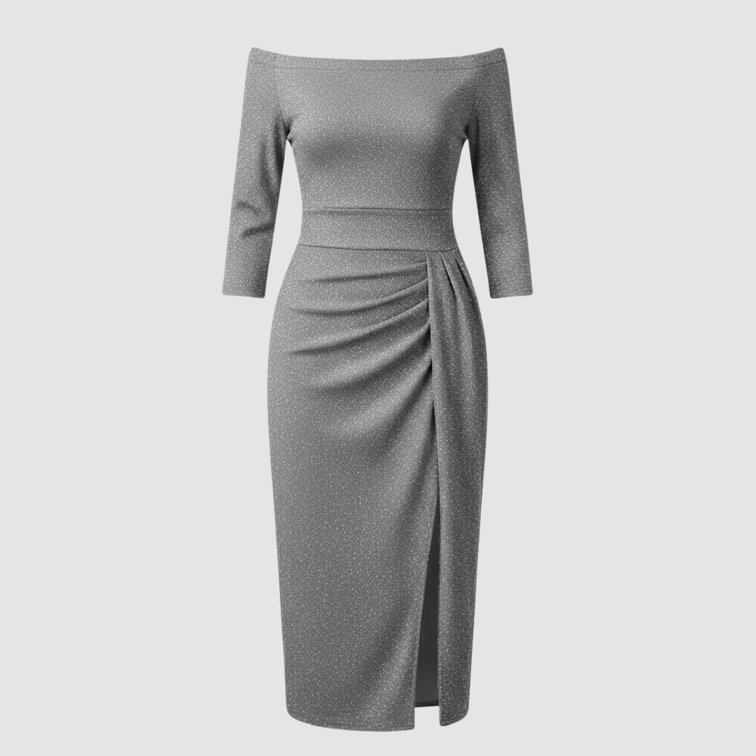 Charity | Women's Off-the-Shoulder Midi Dress