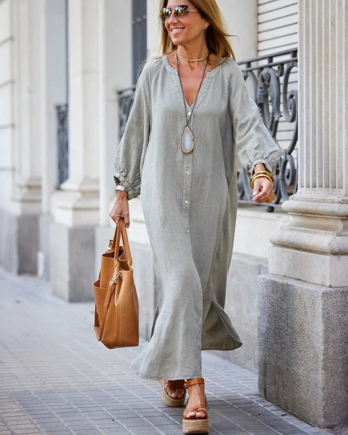 Dawn | Women's Button-Down Maxi Dress