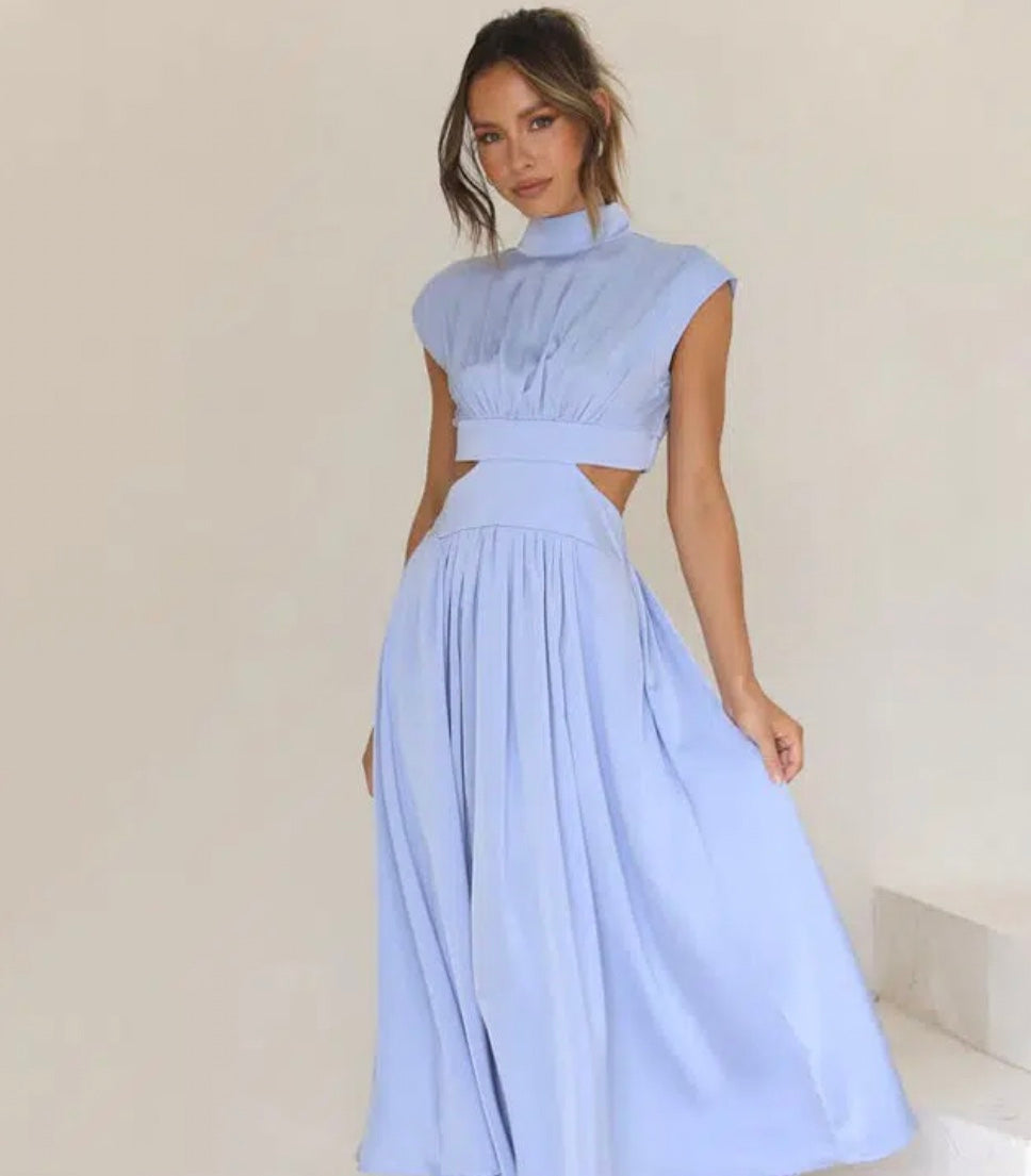 Deanna | Women's Sleeveless A-Line Maxi Dress