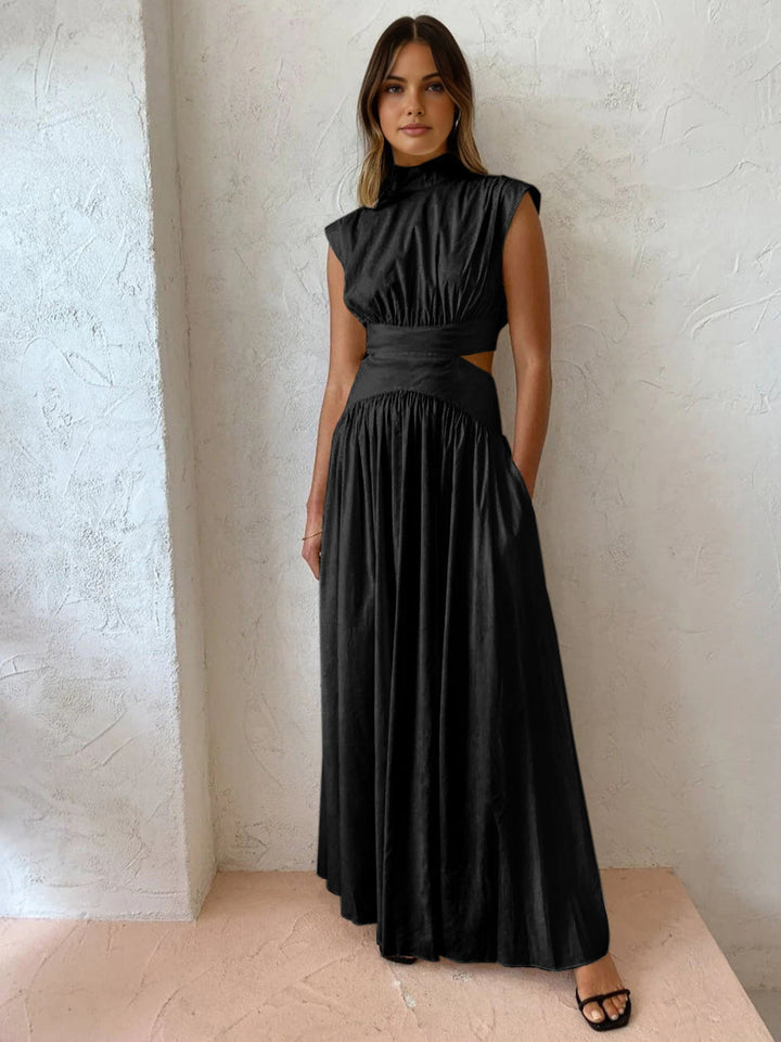 Deanna | Women's Sleeveless A-Line Maxi Dress