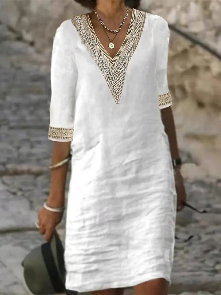 Deanna | Women's V-Neck Casual Mini Dress