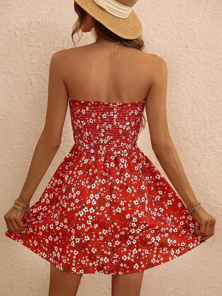 Ellen | Women's Strapless A-Line Mini Dress