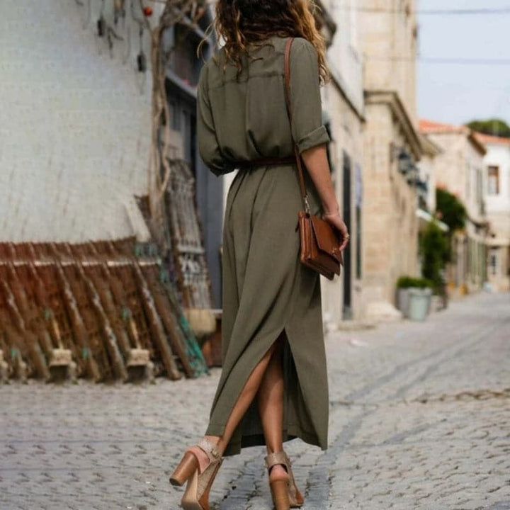 Erin | Women's Button-Down Midi Dress