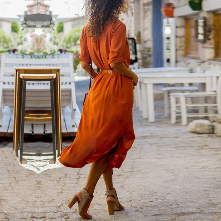 Erin | Women's Button-Down Midi Dress