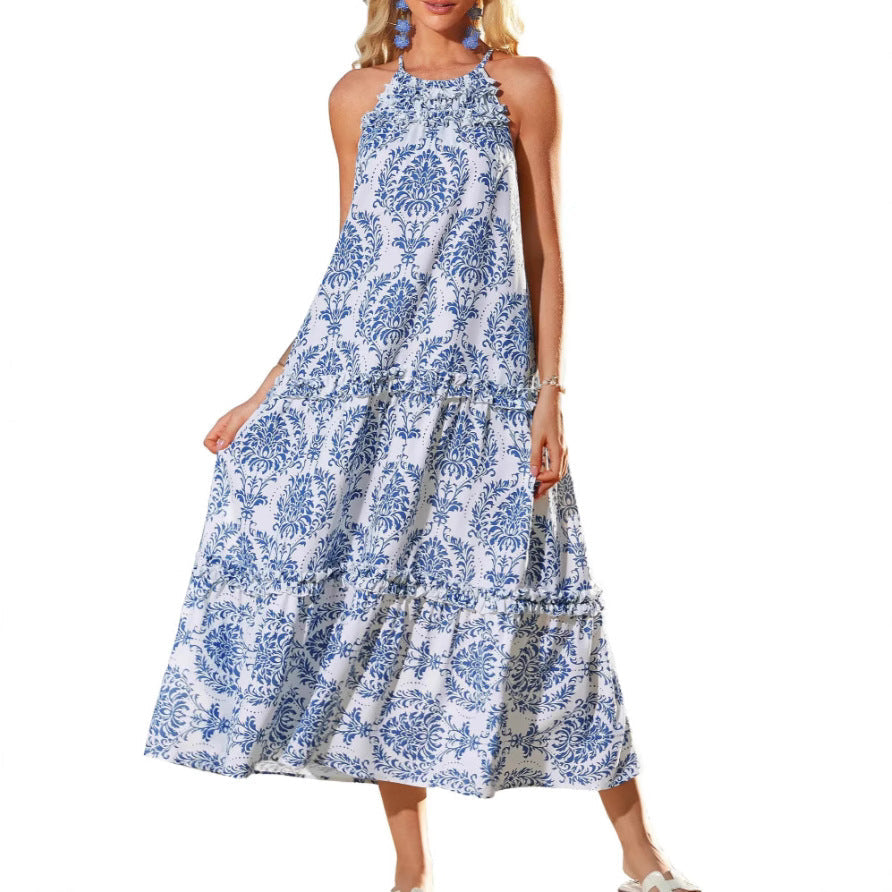 Georgia | Women's Sleeveless Floral Maxi Dress