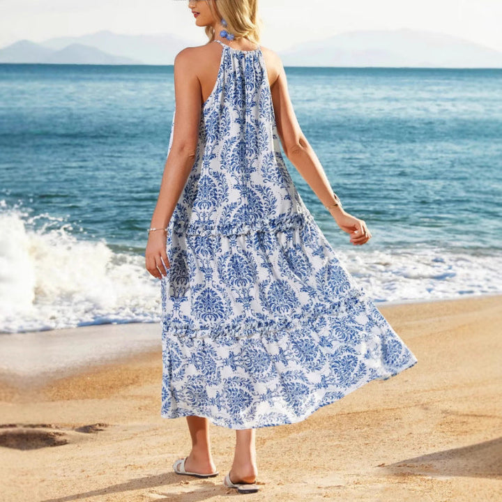Georgia | Women's Sleeveless Floral Maxi Dress