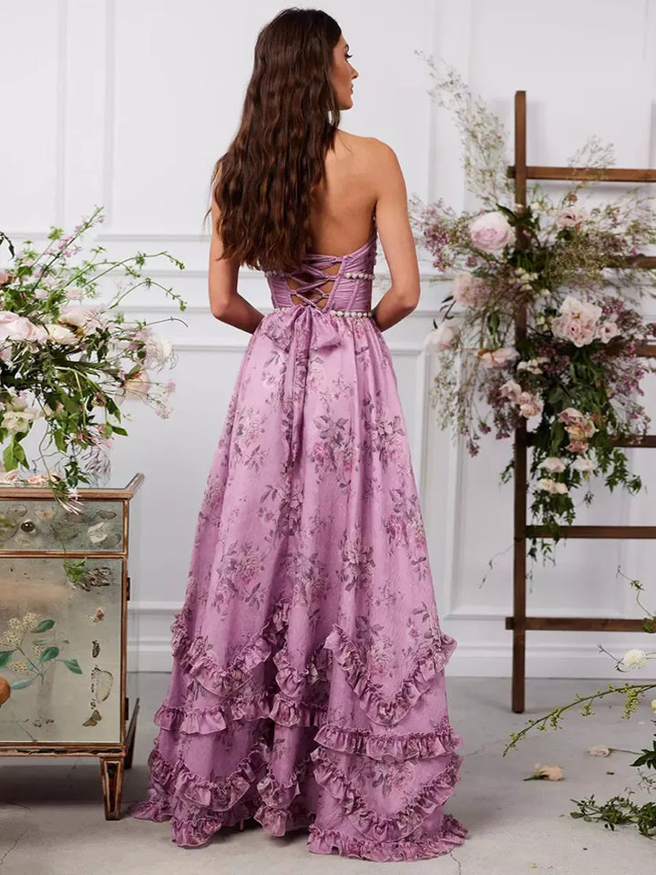 Geraldine | Women's Halter A-Line Maxi Dress