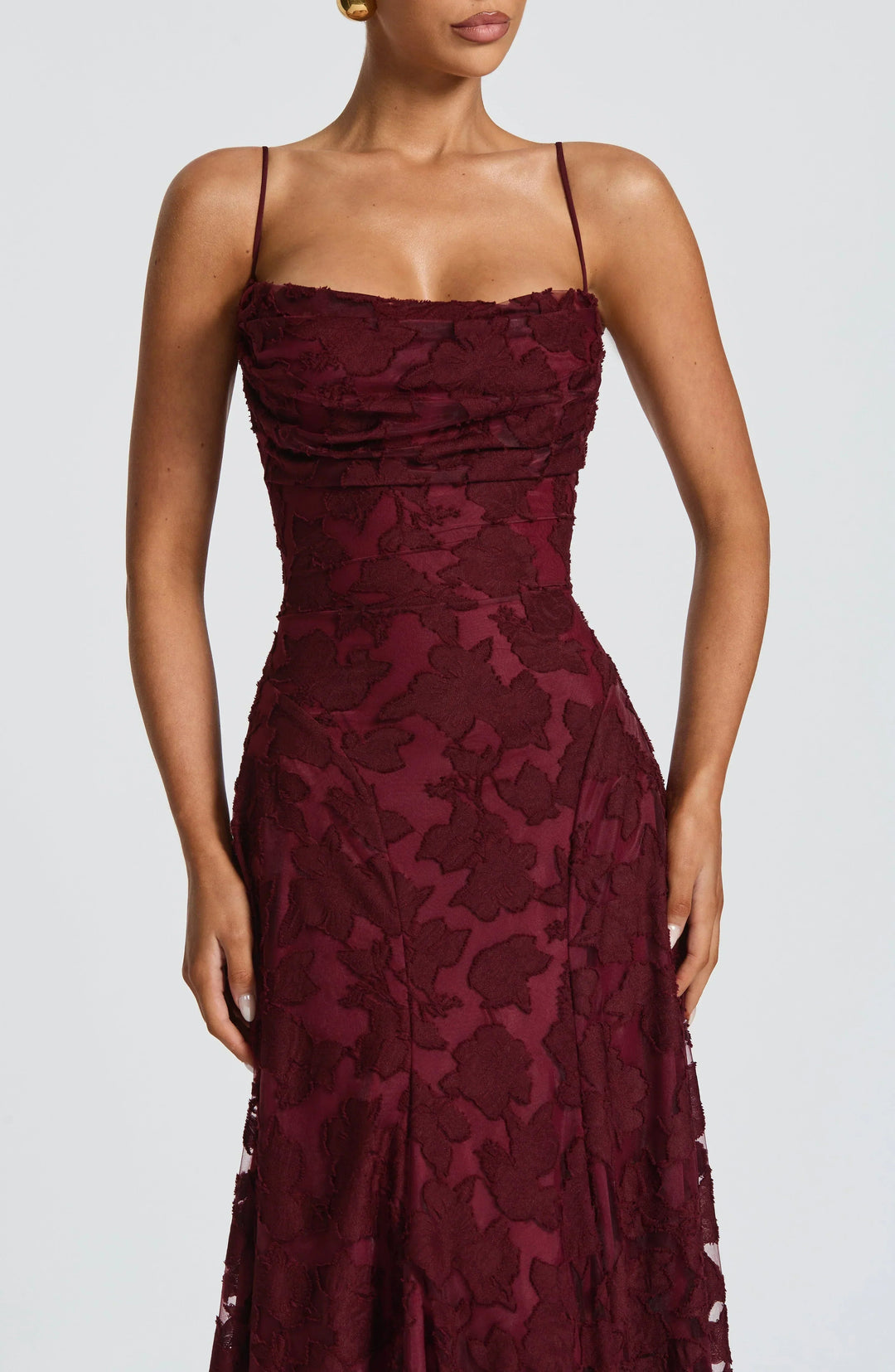 Greta | Women's Spaghetti Strap A-Line Maxi Dress