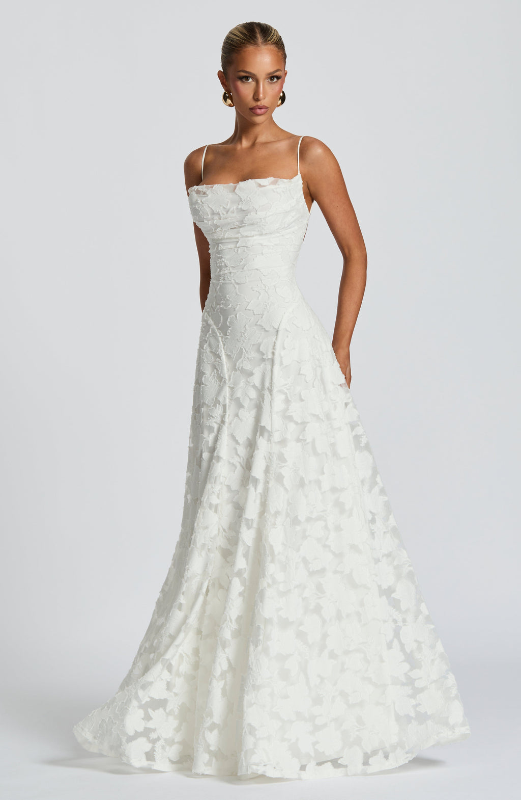 Greta | Women's Spaghetti Strap A-Line Maxi Dress