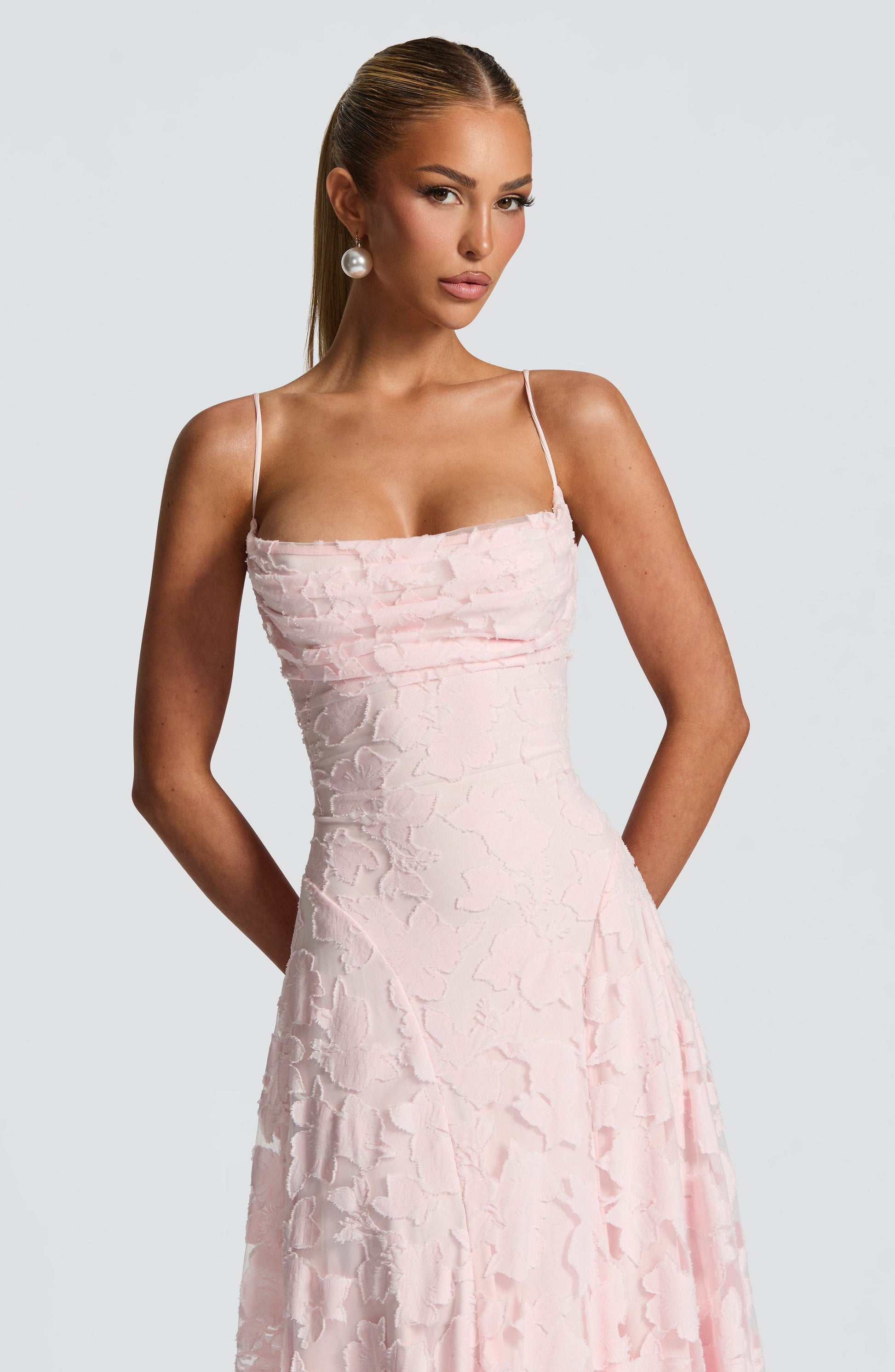 Greta | Women's Spaghetti Strap A-Line Maxi Dress