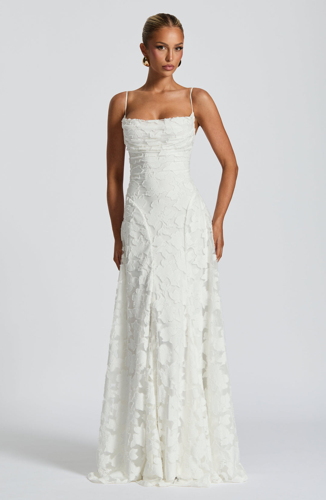 Greta | Women's Spaghetti Strap A-Line Maxi Dress