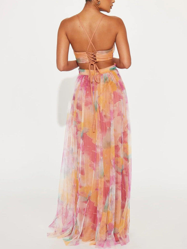 Hallie | Women's Sleeveless Floral Maxi Dress