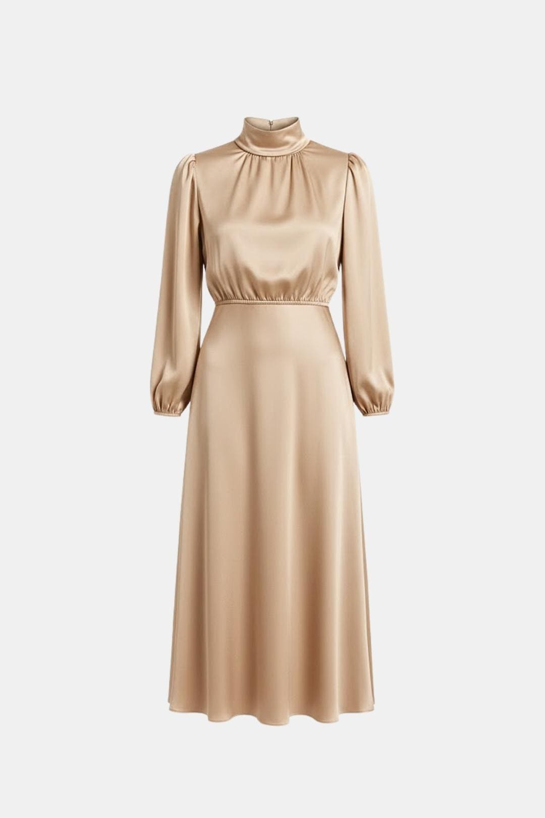Jean | Women's Long Sleeve A-Line Midi Dress