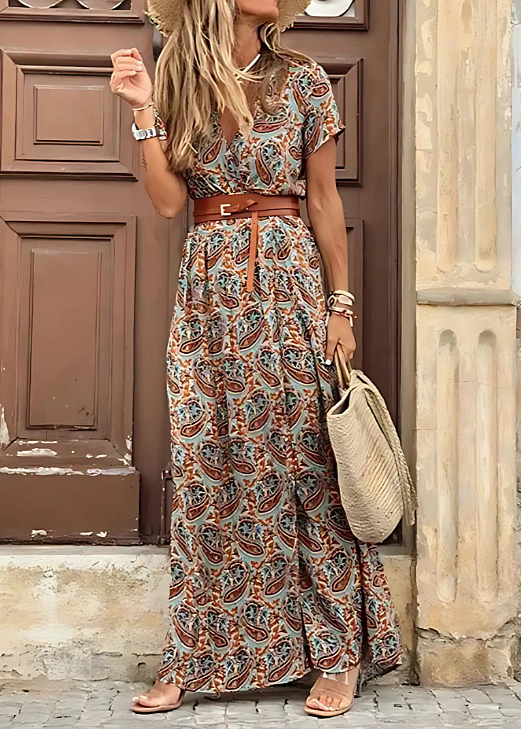 Jo | Women's Floral Slit Maxi Dress
