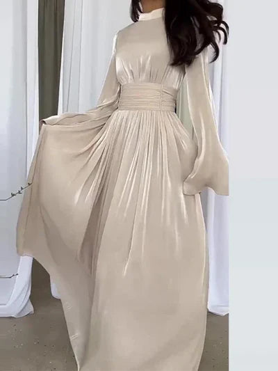 Jocelyn | Women's Long Sleeve A-Line Maxi Dress