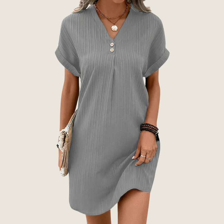Judie | Women's V-Neck Mini Dress