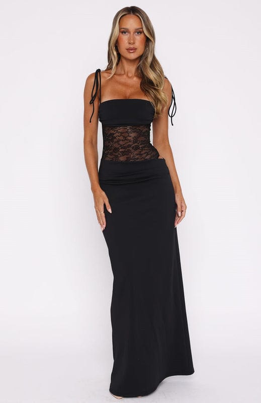 Kara | Women's Sleeveless Lace Maxi Dress