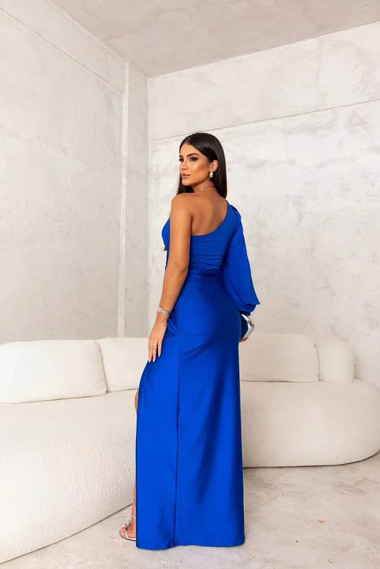 Karen | Women's One Shoulder Maxi Dress