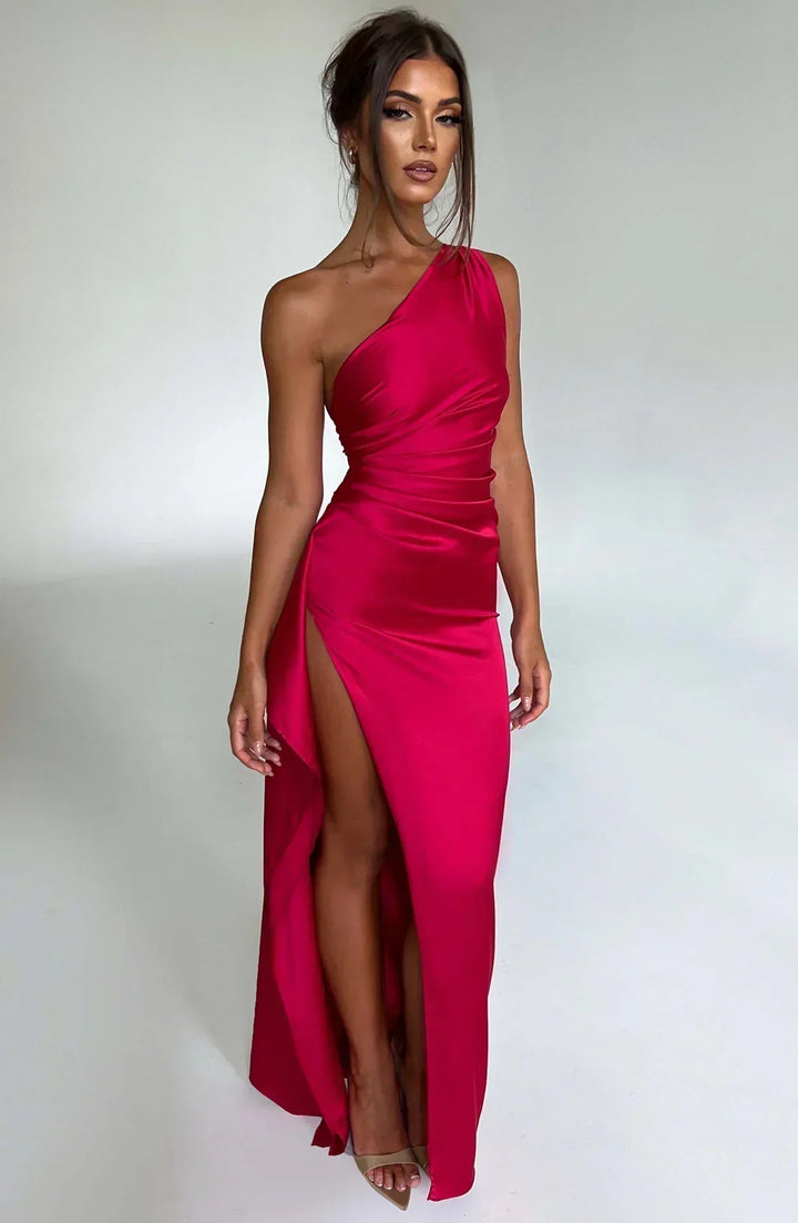Kendra | Women's One Shoulder Maxi Dress