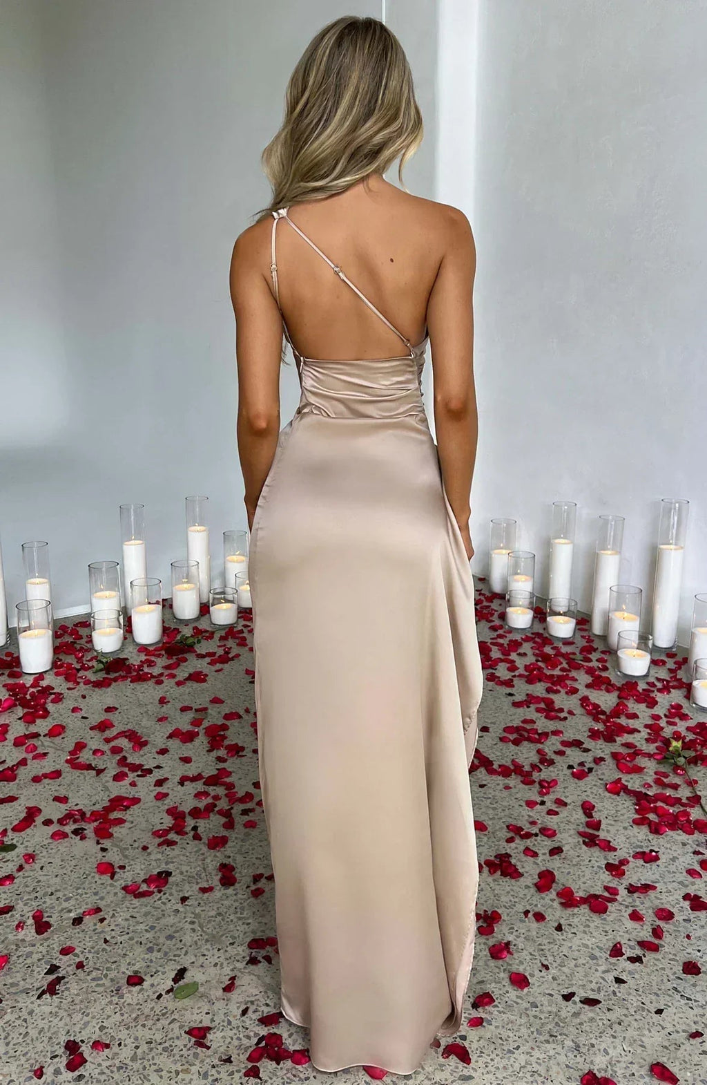 Kendra | Women's One Shoulder Maxi Dress