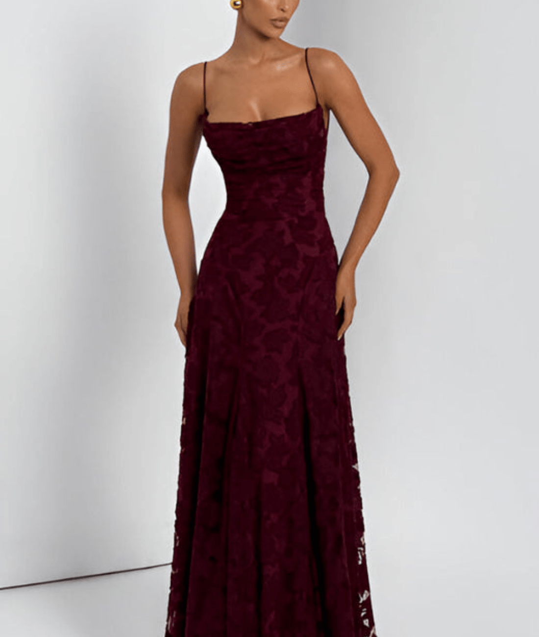 Lilly | Women's Spaghetti Strap A-Line Maxi Dress