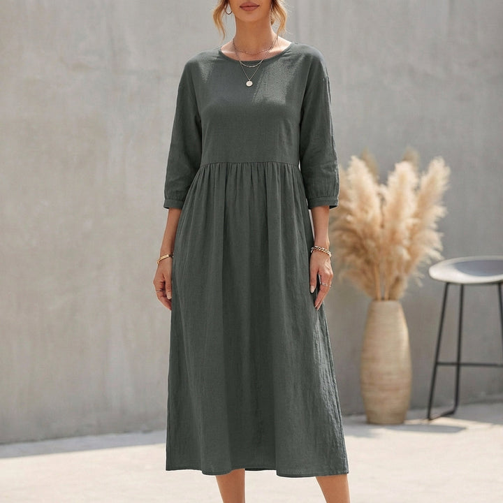 Lola | Women's A-Line Midi Dress