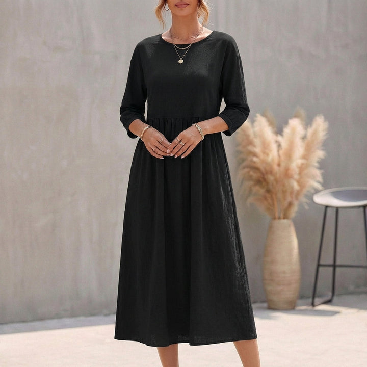Lola | Women's A-Line Midi Dress