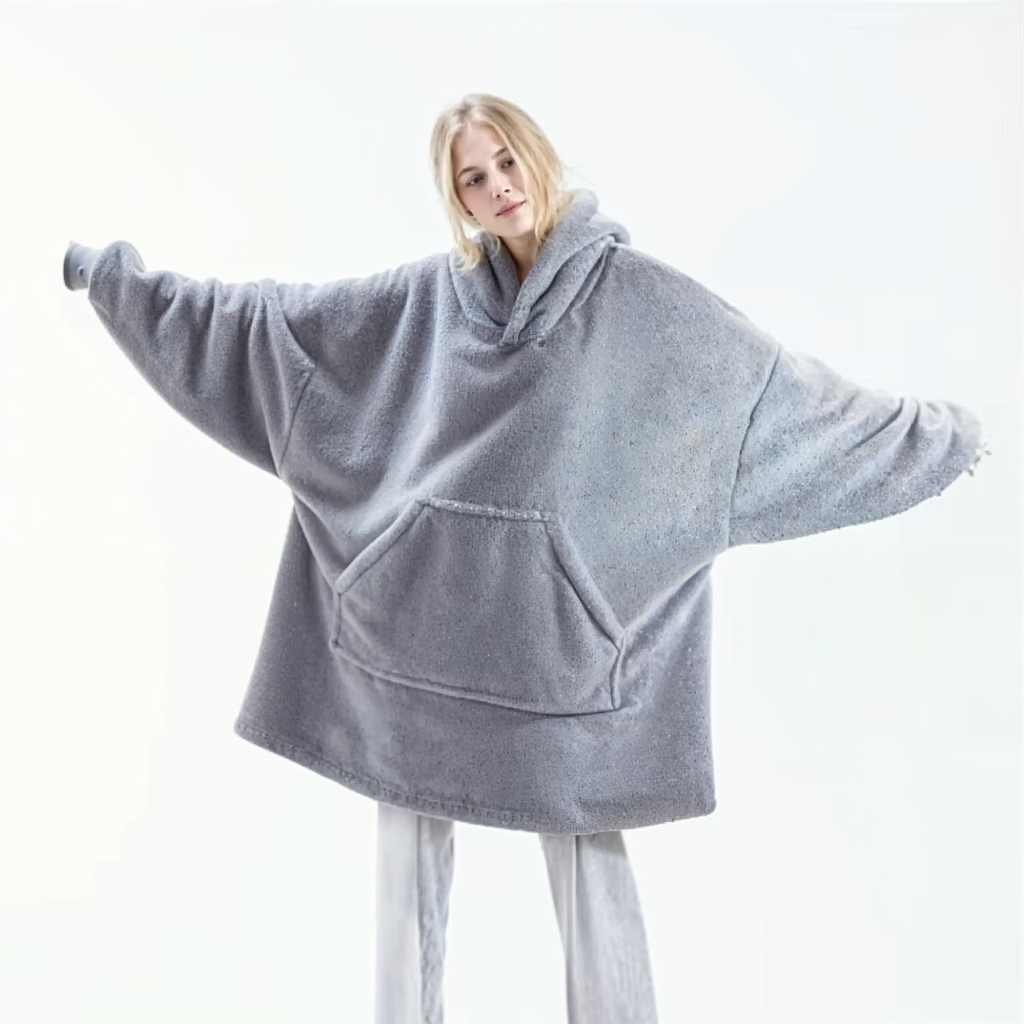 COZYCLOUD™ - Fleece-Lined Oversized Hoodie