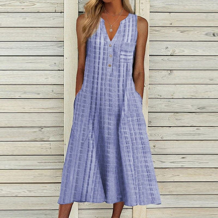 Mia | Women's Sleeveless A-Line Midi Dress