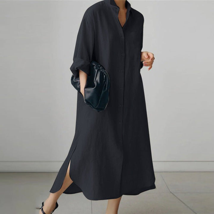 Miley | Women's V-Neck Long Sleeve Maxi Dress