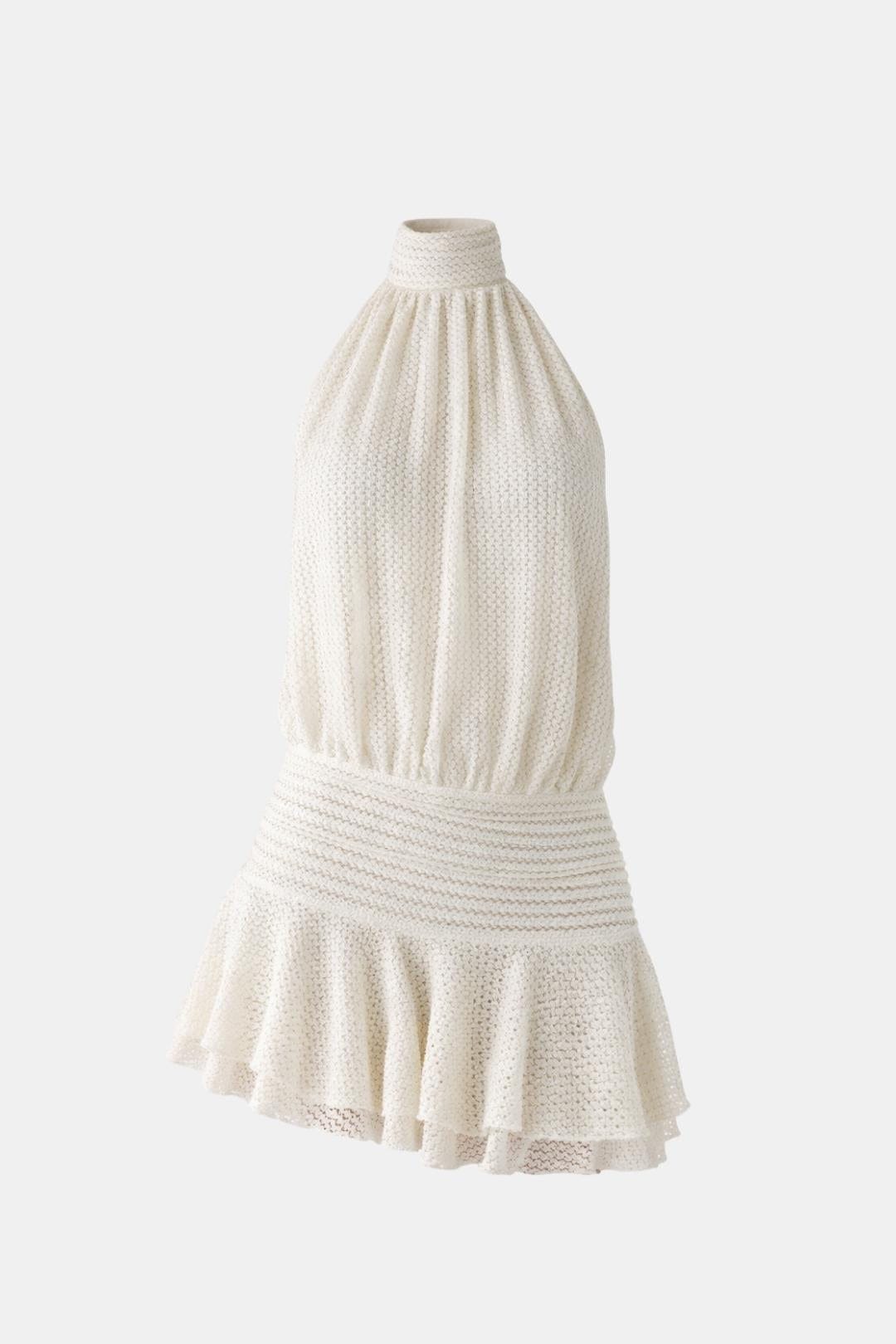 Reba | Women's Sleeveless Halter Mini Dress