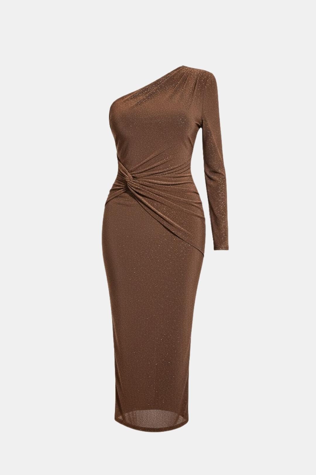 Sadie | Women's One Shoulder Midi Dress