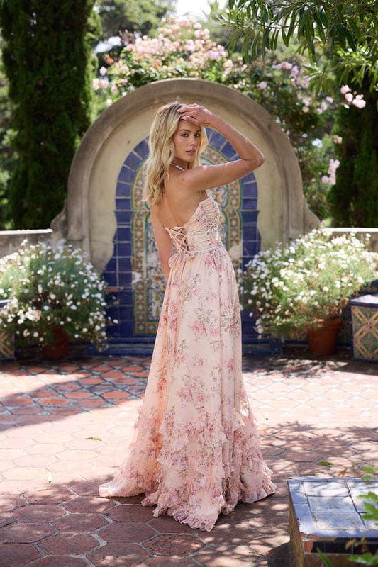 Sage | Women's Strapless A-Line Maxi Dress